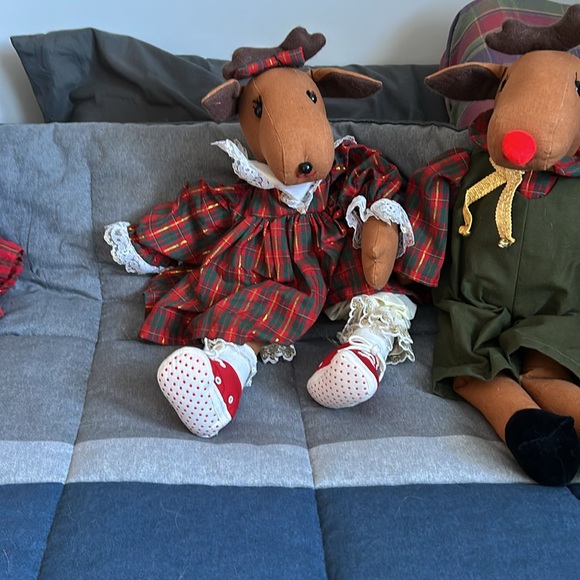 Christmas Reindeer Family- stuffed - Picture 5 of 8